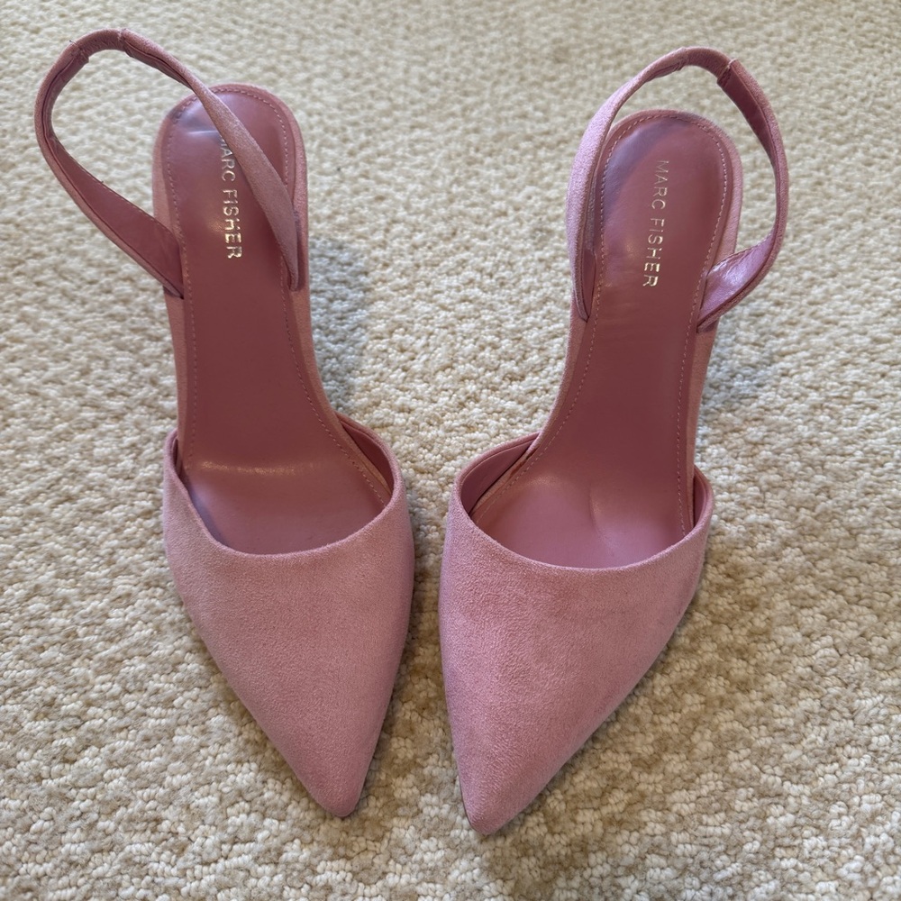 Marc Fisher Pink Size 9 Slingback Heels